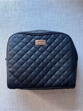Bebe Large Quilted Cosmetic Pouch